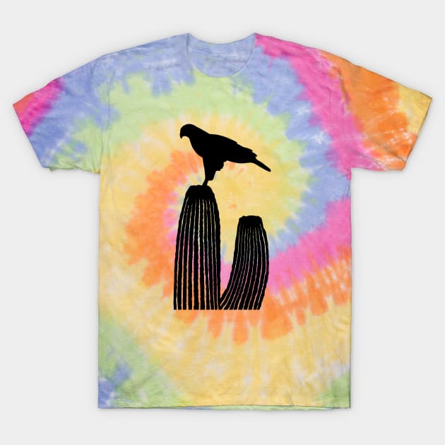 Harris Hawk on a cactus T-Shirt by GeoCreate